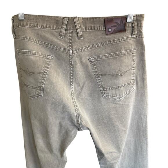 AGAVE Men Gringo Classic Straight USA Stretch Cotton Denim Jean 36x32 Olive - Picture 6 of 13
